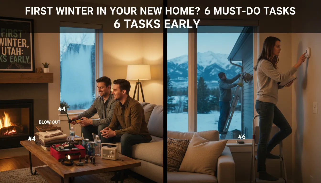 First Winter in Your New Home? 6 Must-Do Tasks to Tackle Early