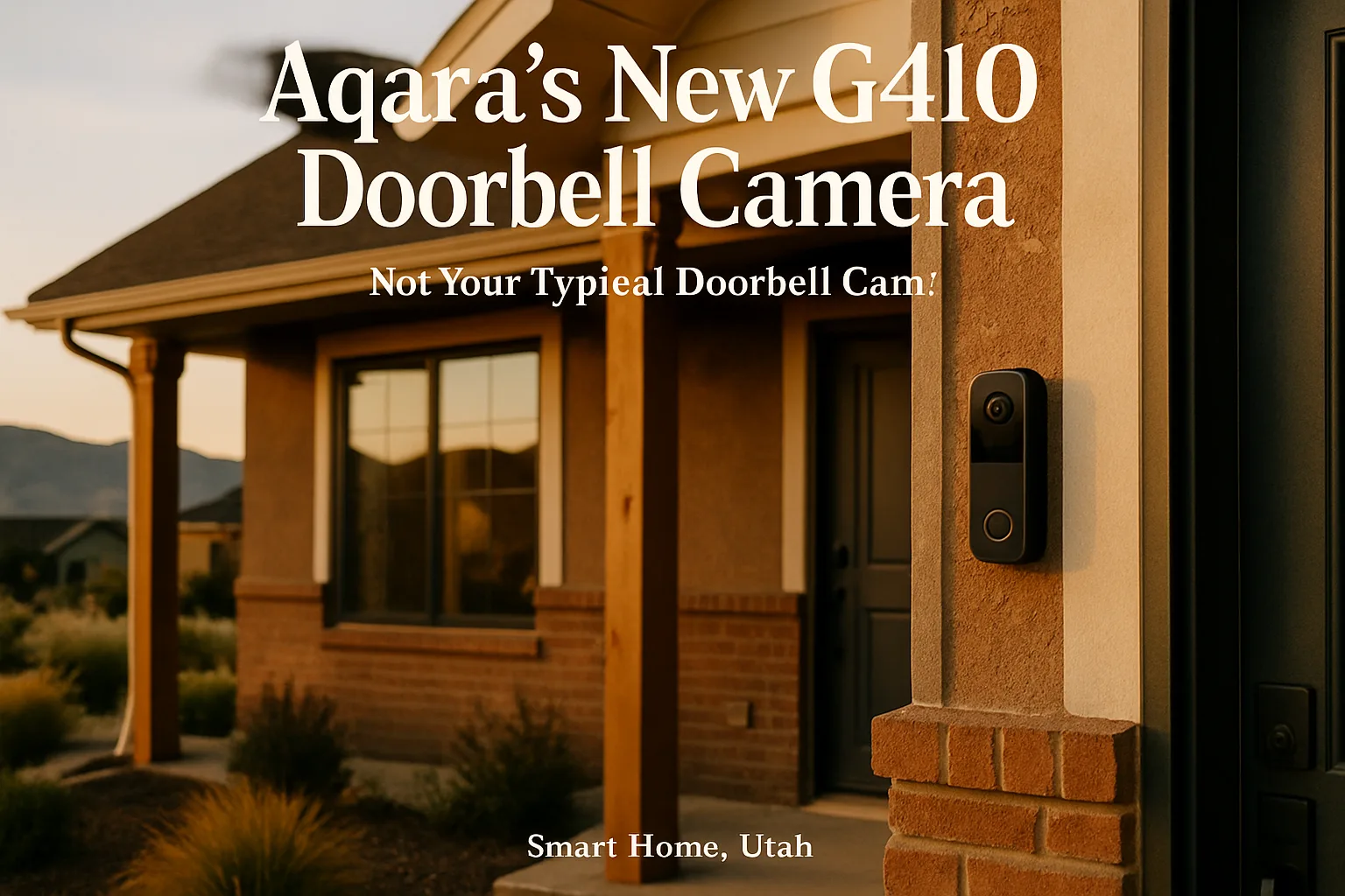 Aqara's New G410 Doorbell Camera - Not Your Typical Doorbell Cam!