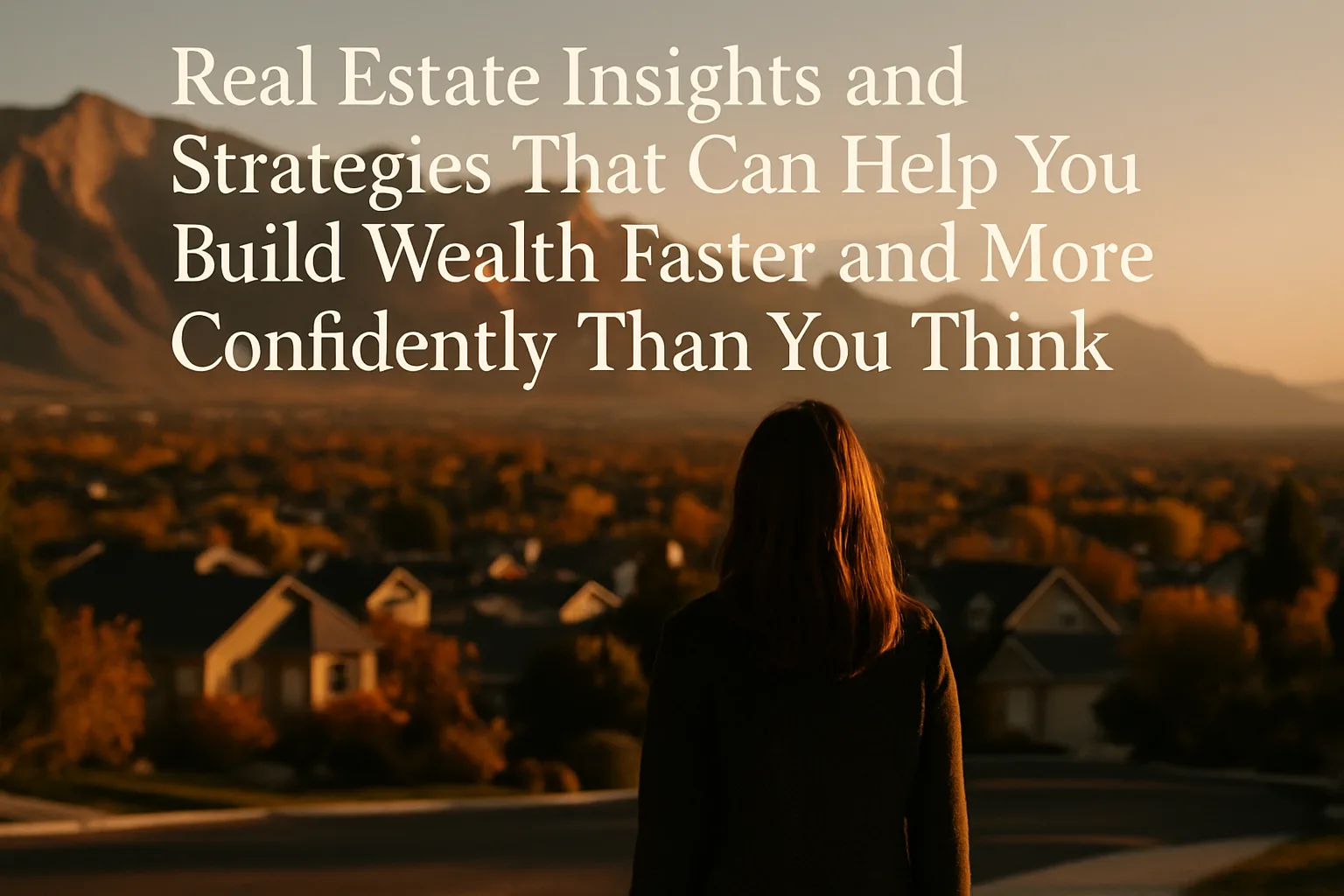 Real Estate Insights and Strategies That Can Help You Build Wealth Faster and More Confidently Than You Think