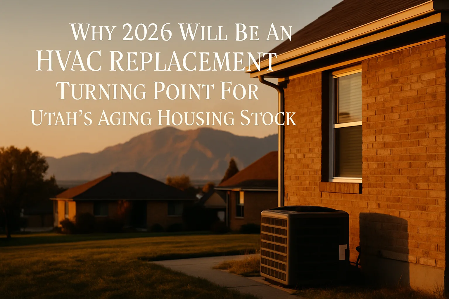 Why 2026 Will Be An HVAC Replacement Turning Point For Utah’s Aging Housing Stock