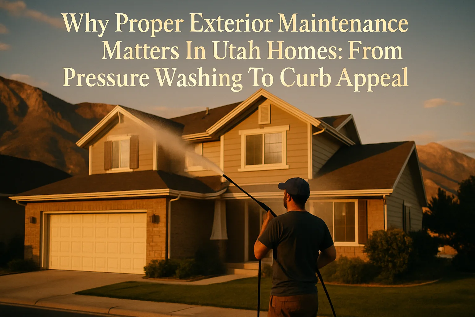 Why Proper Exterior Maintenance Matters In Utah Homes: From Pressure Washing To Curb Appeal