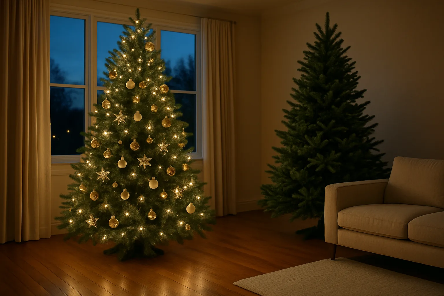 Balsam Hill vs. National Tree Company: Blue Spruce vs. Douglas Fir Artificial Trees