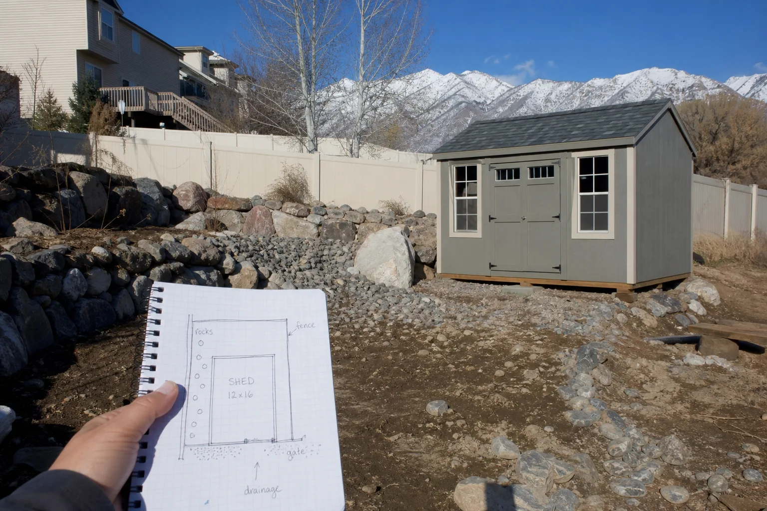 Planning a Backyard Shed for a Utah Home: What to Check