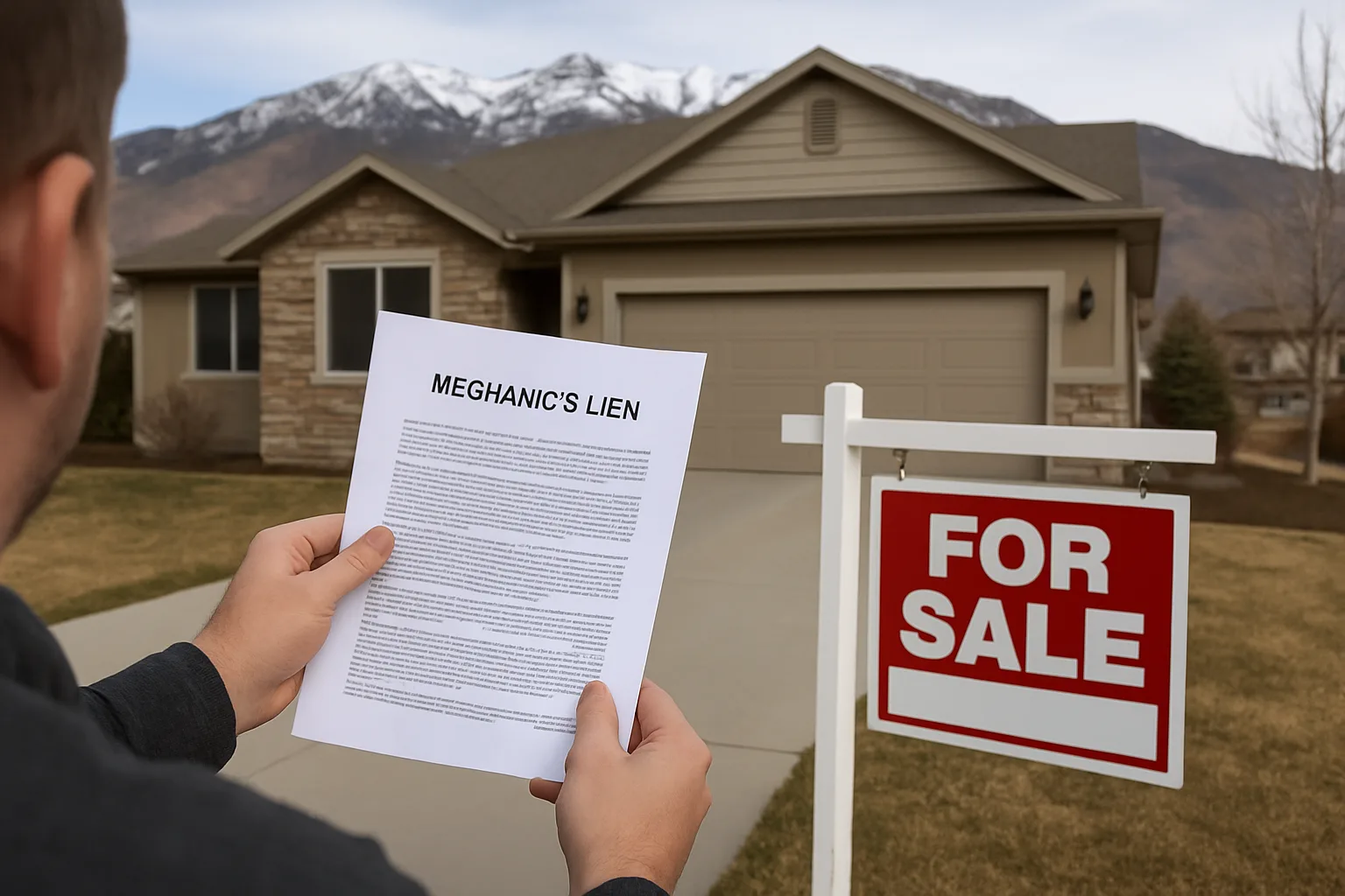 Selling a Utah Home With a Mechanic's Lien