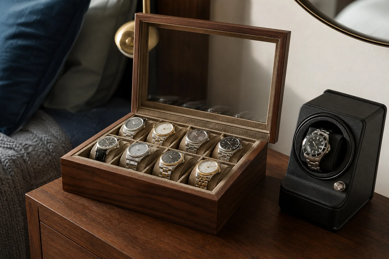 How to Store Rolex and Omega Watches: Watch Winders, Watch Boxes, Safes and the Right Settings