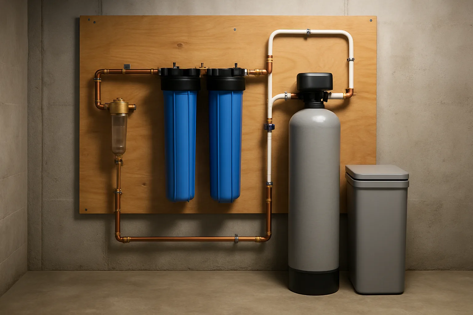Whole-House Water Filter Guide: Sediment vs. Carbon vs. Softener vs. Salt-Free Conditioner