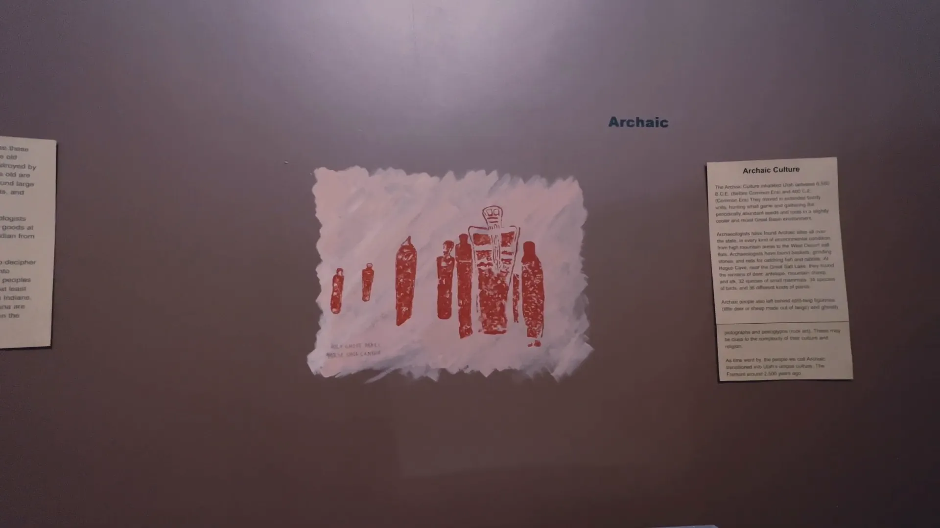 Representation of the Holy Ghost panel from Horseshoe Canyon