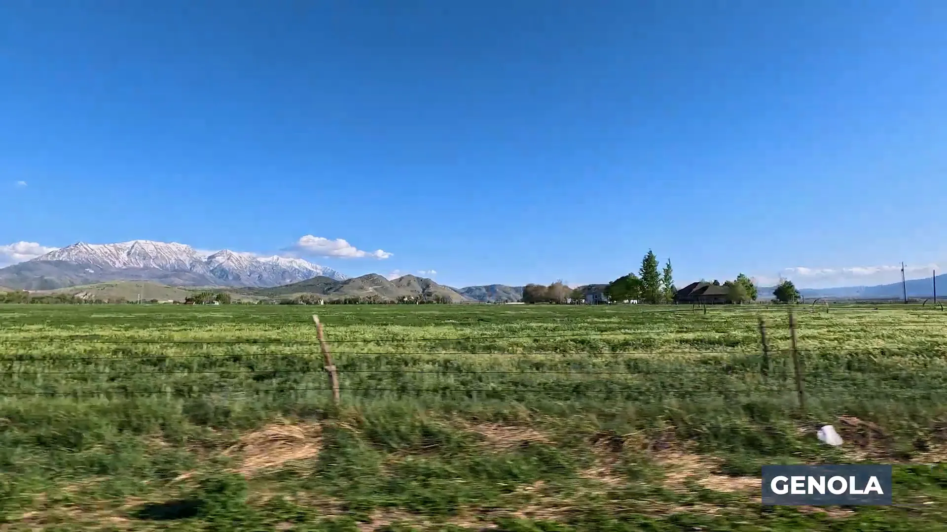 Natural landscapes surrounding Genola, Utah