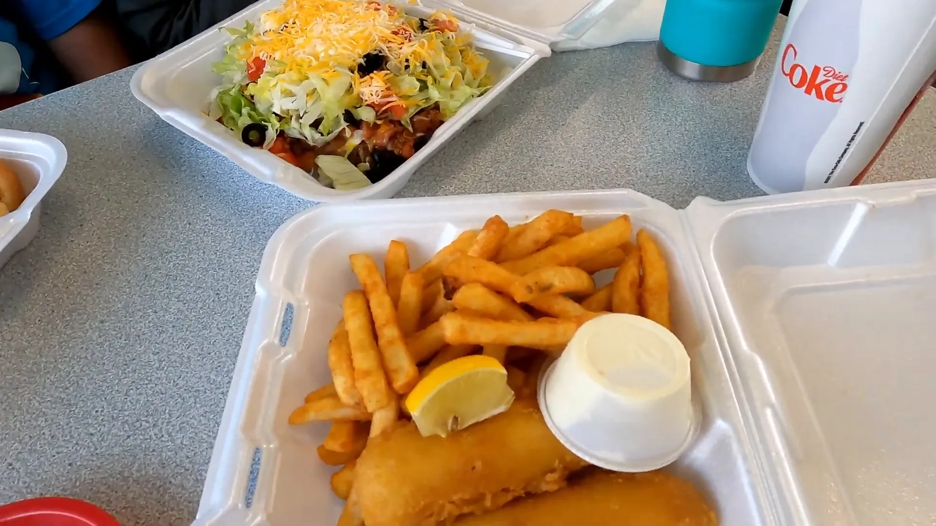 Fish and chips served at Shell's Diner in Gunnison