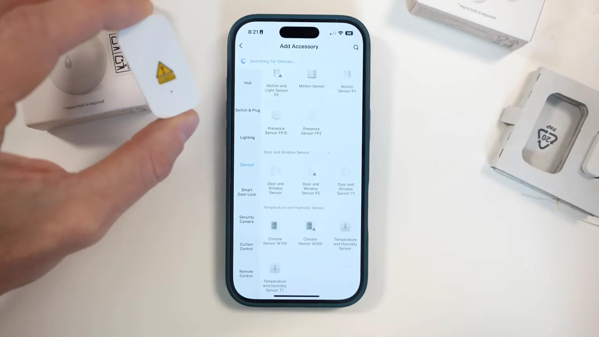 Aqara G410 interface showing ZigBee and Matter hub capabilities