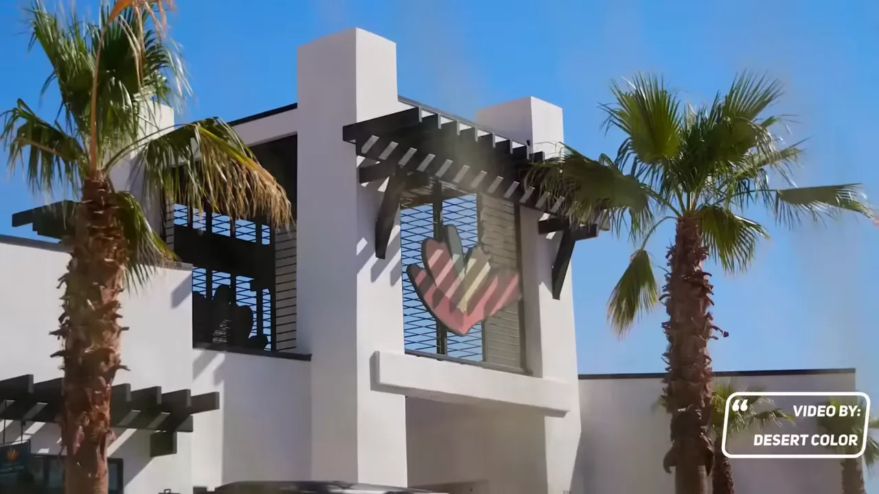 Desert Color master-planned community near St. George with desert landscaping and new homes