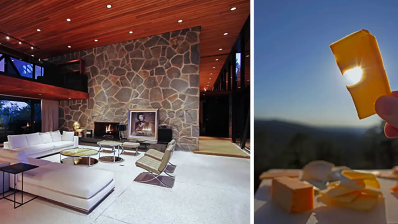 Room illuminated by table lamps and wall sconces rather than multiple recessed lights