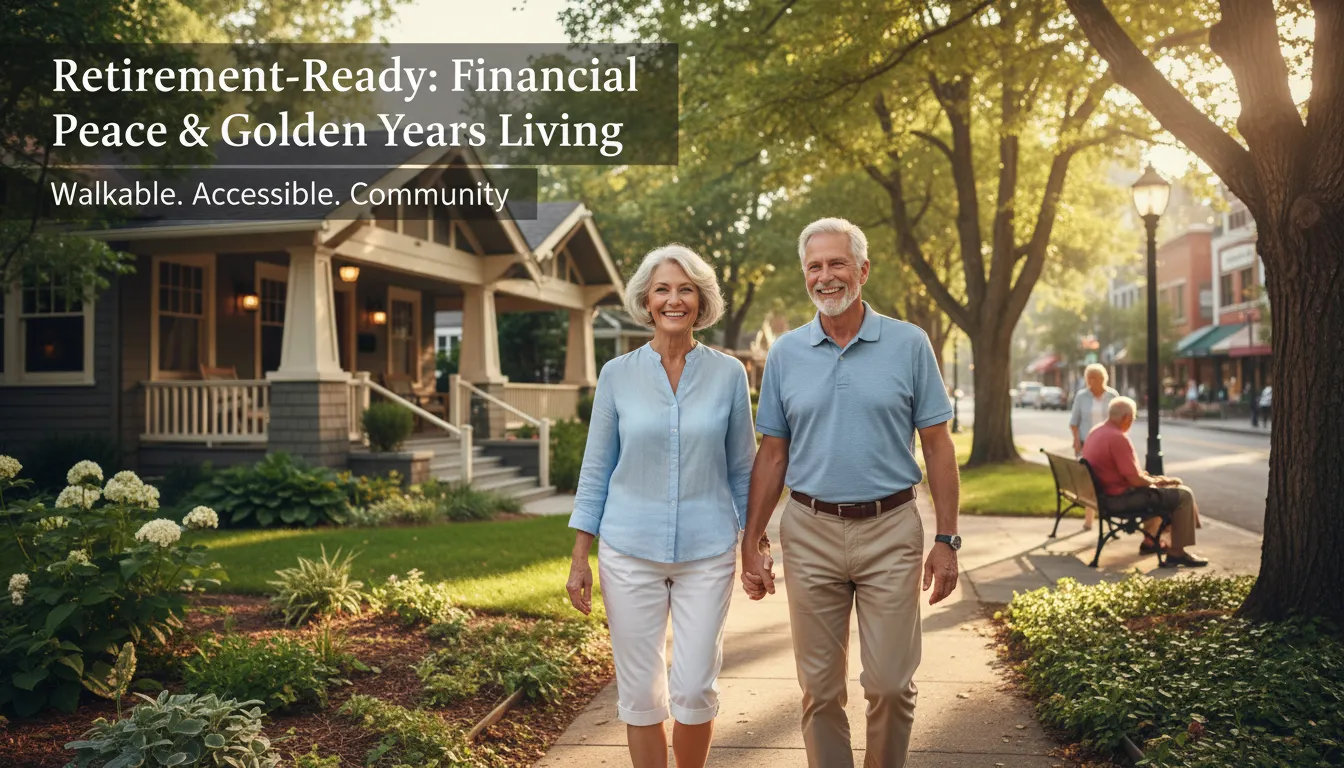 Southern Utah vacation rental patio at golden hour overlooking red rock canyon with an e-bike parked nearby and a view into a full kitchen.