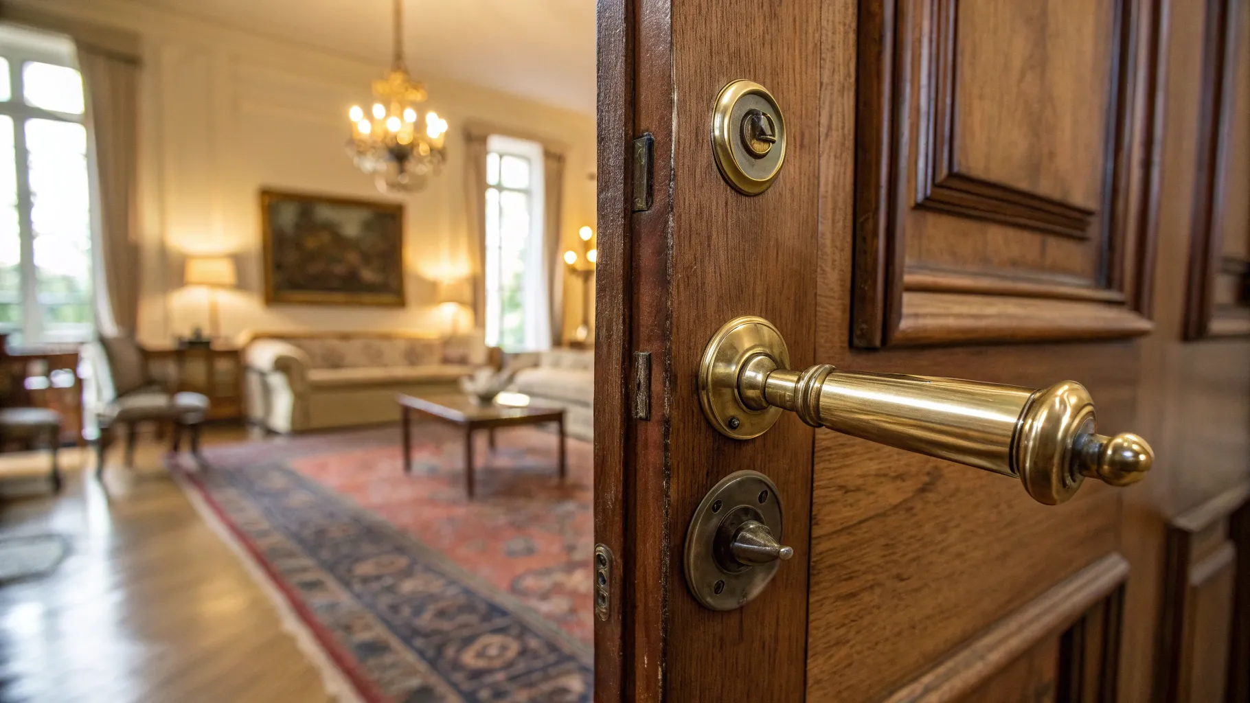How to Use Brass Door Handles to Bring Warmth Into Traditional Interiors