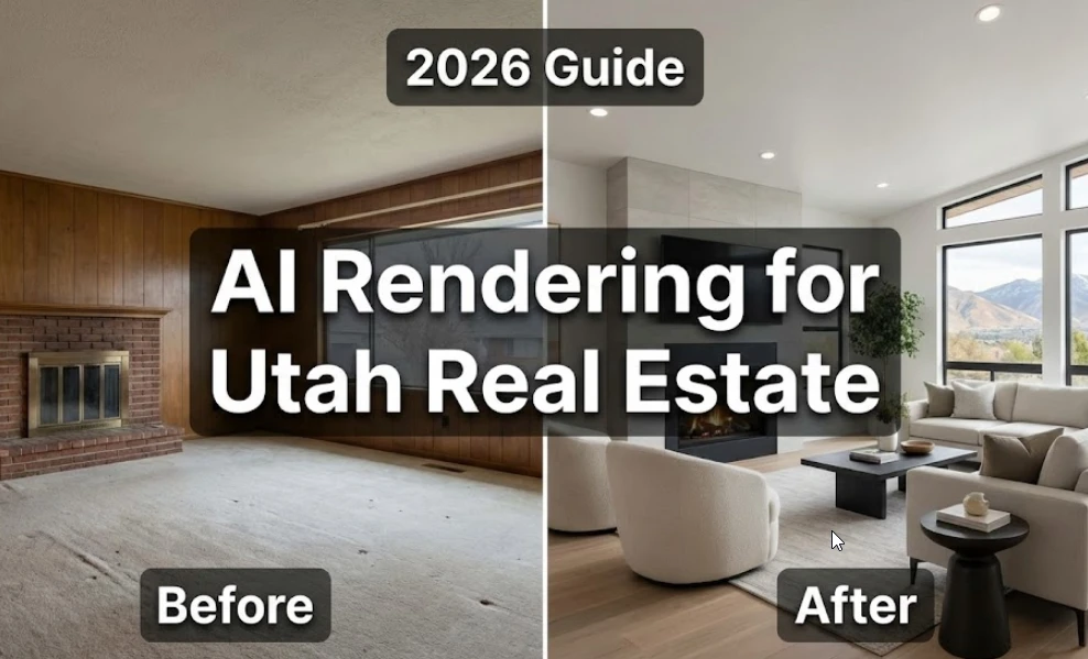 The 2026 Guide to AI Rendering in Real Estate: What It Is, How It Works, and Why It Sells Utah Homes Faster
