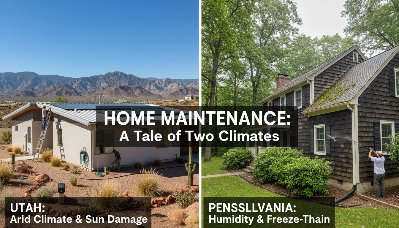 How to ‘Home Maintenance’ – The Utah vs. Pennsylvania Comparison