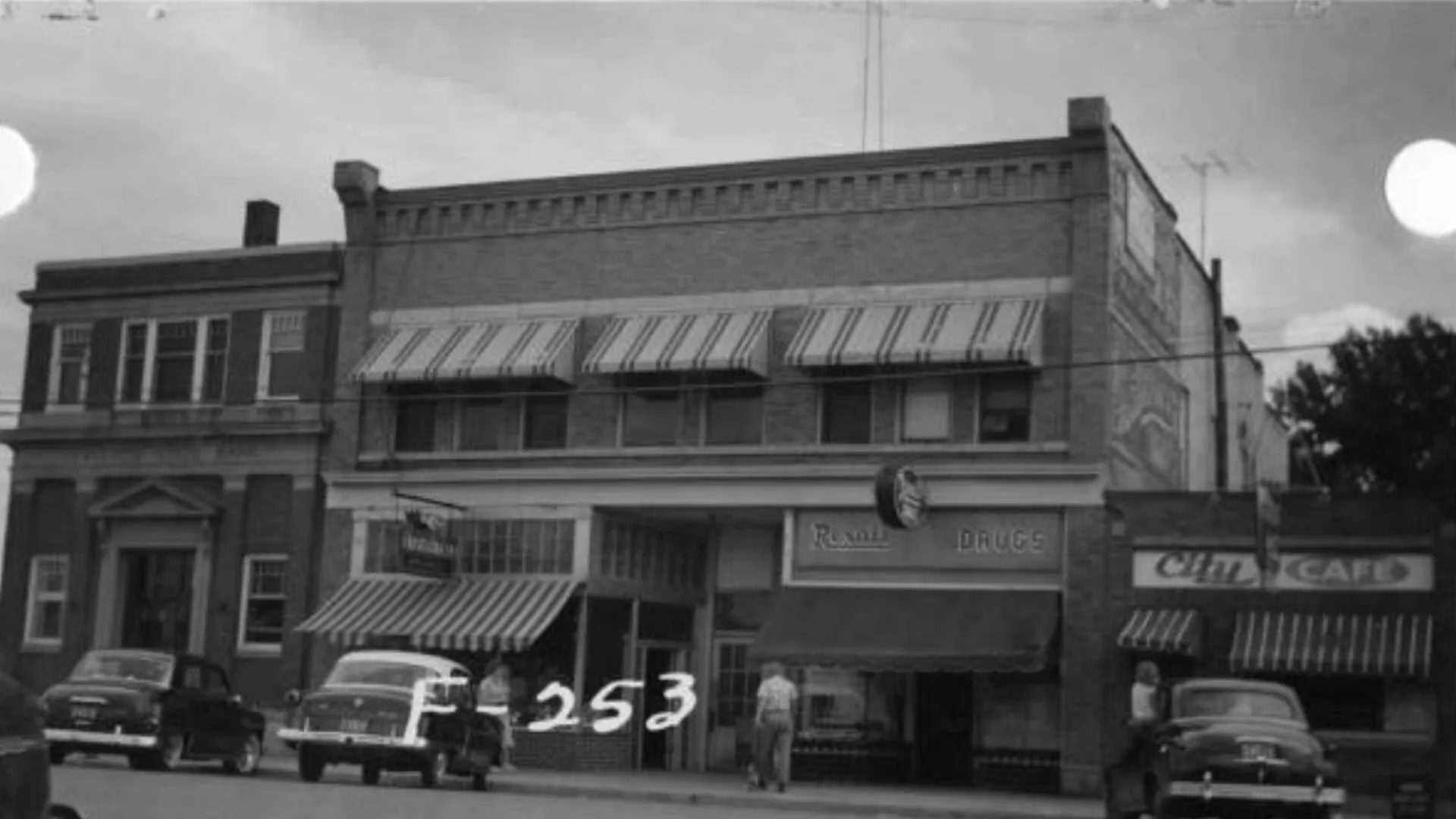 Lewiston's small business district with local shops and cafes