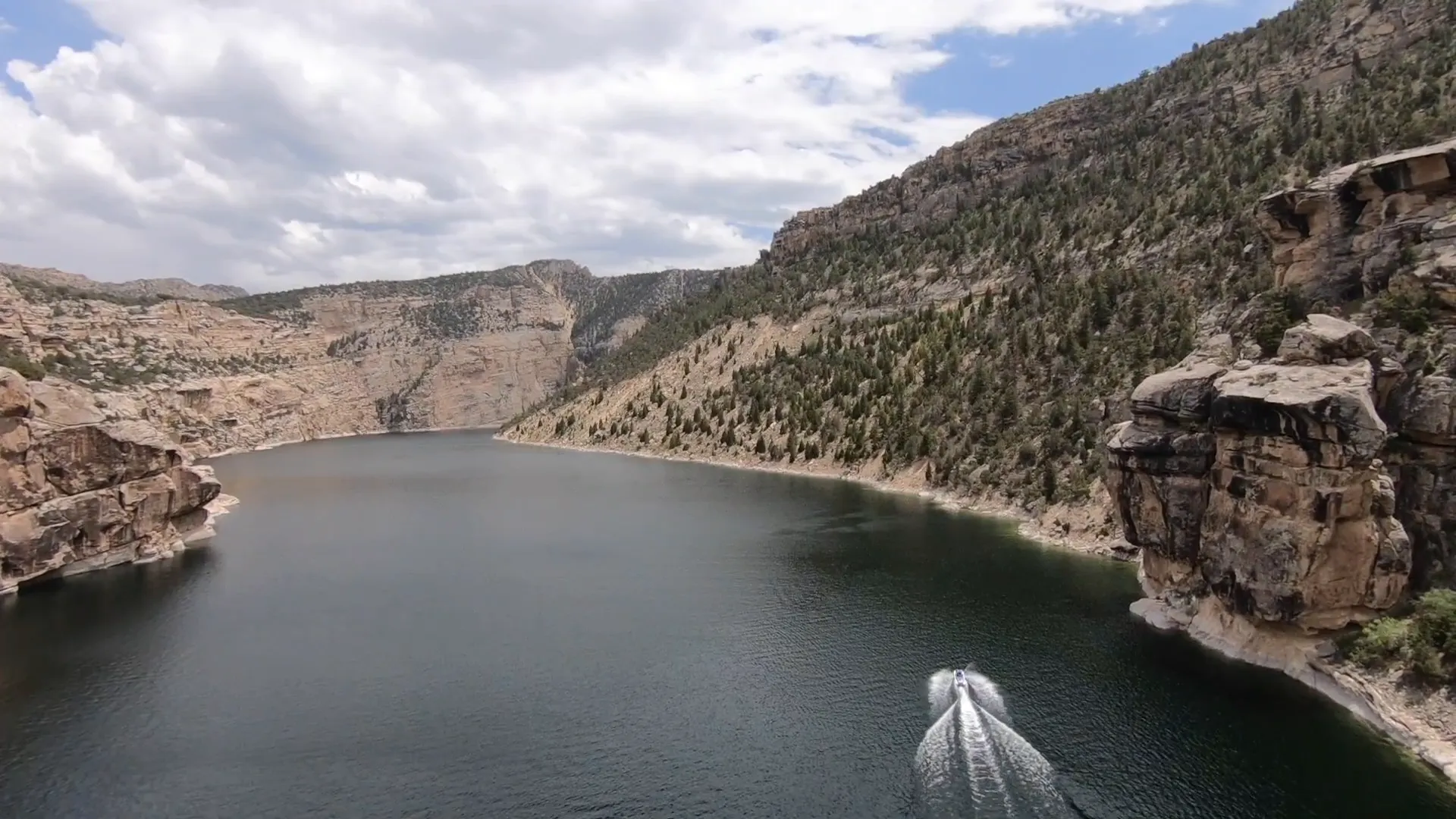 Scenic views from a hiking trail near Manila, Utah