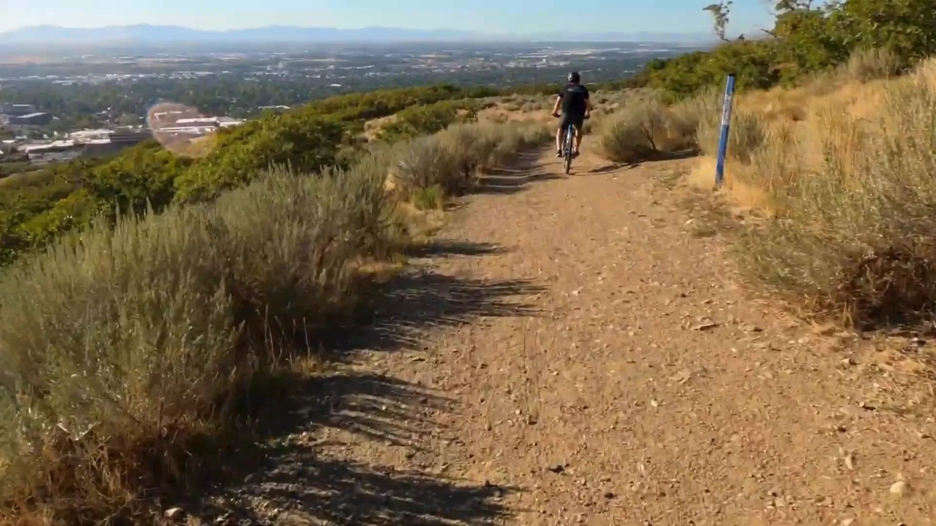 Bonneville Shoreline Trail with scenic views