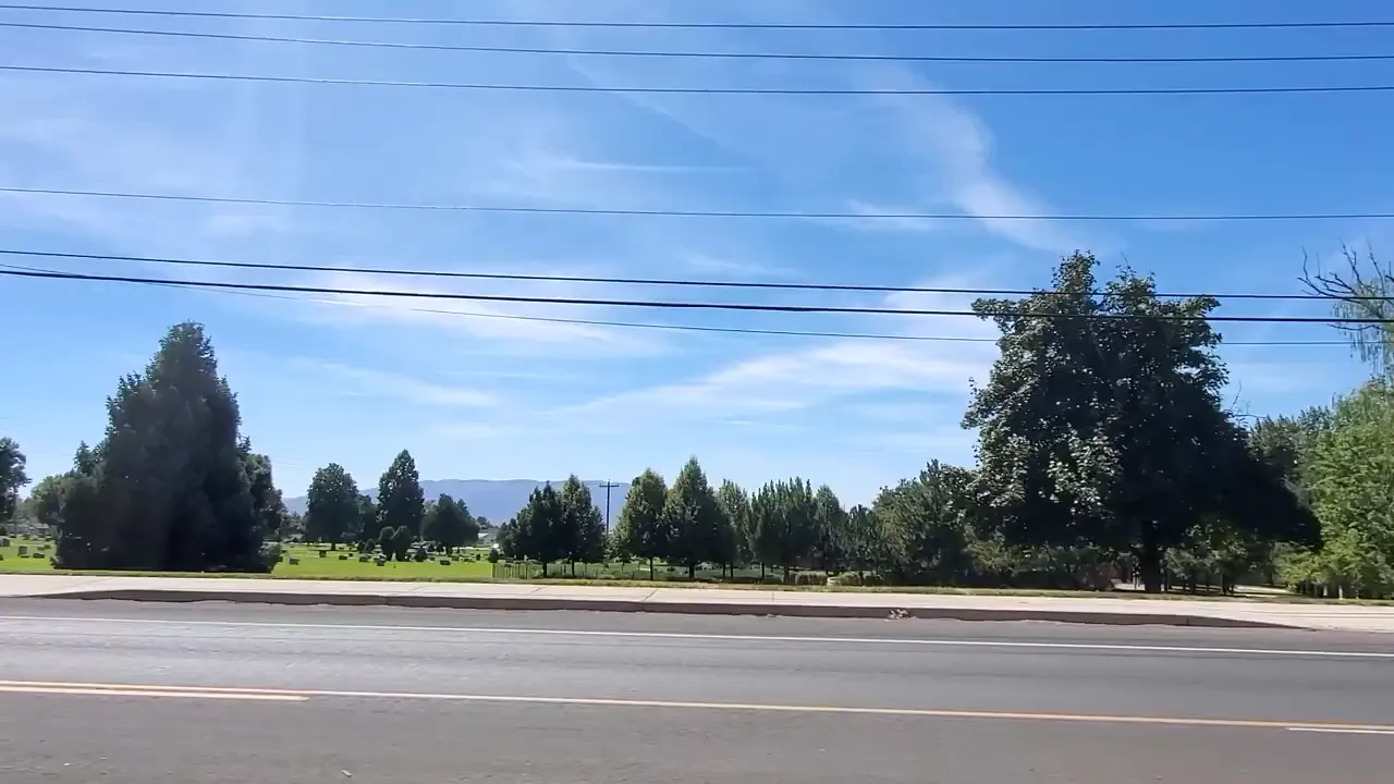 Historic downtown and orchards in Pleasant Grove