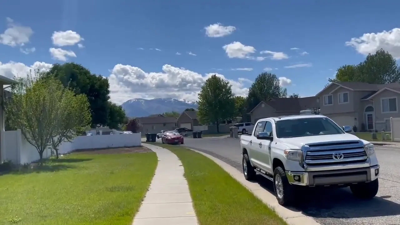 Mountain views from Riverdale residential area