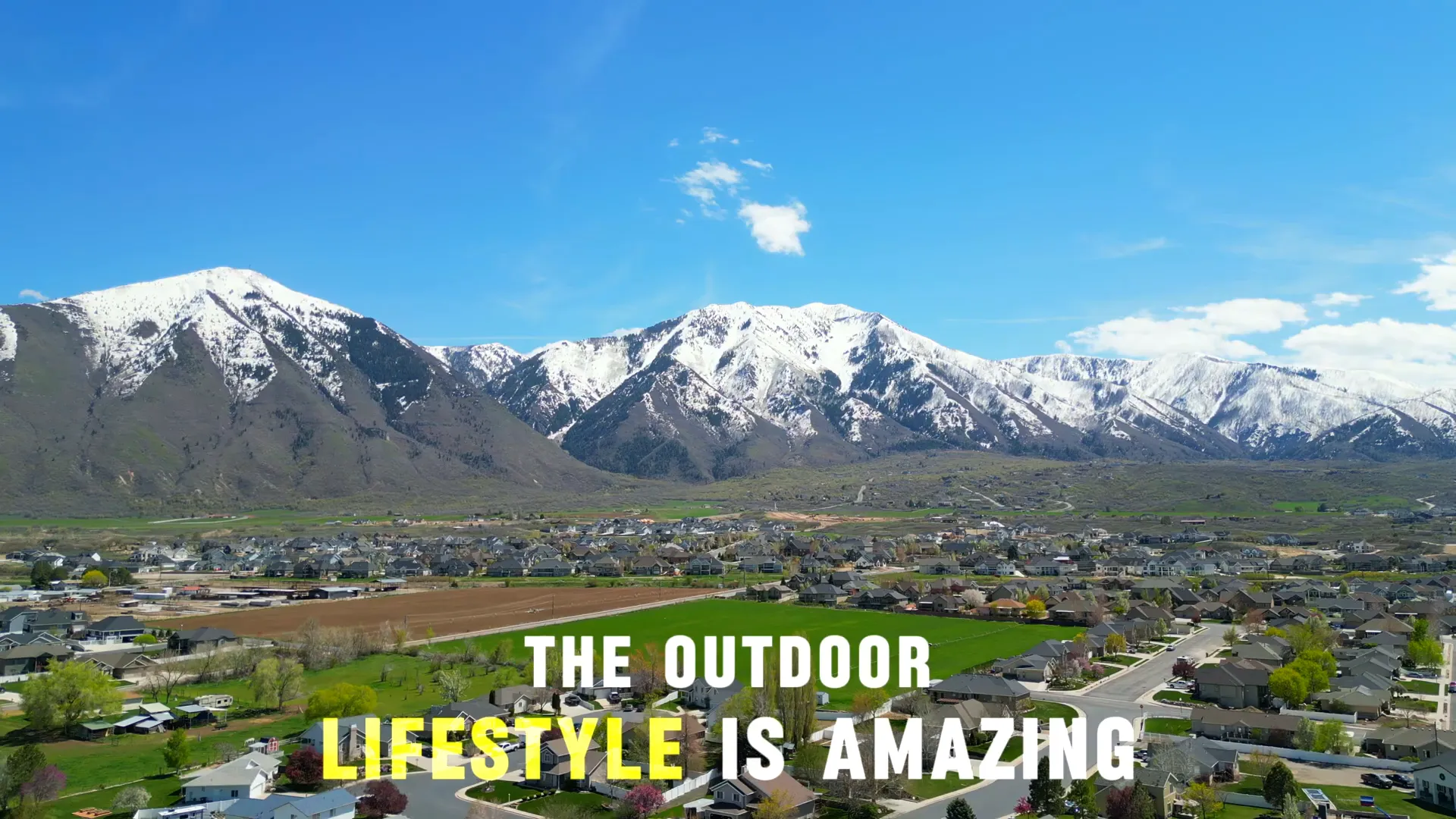 View of Mount Loafer in Salem, Utah
