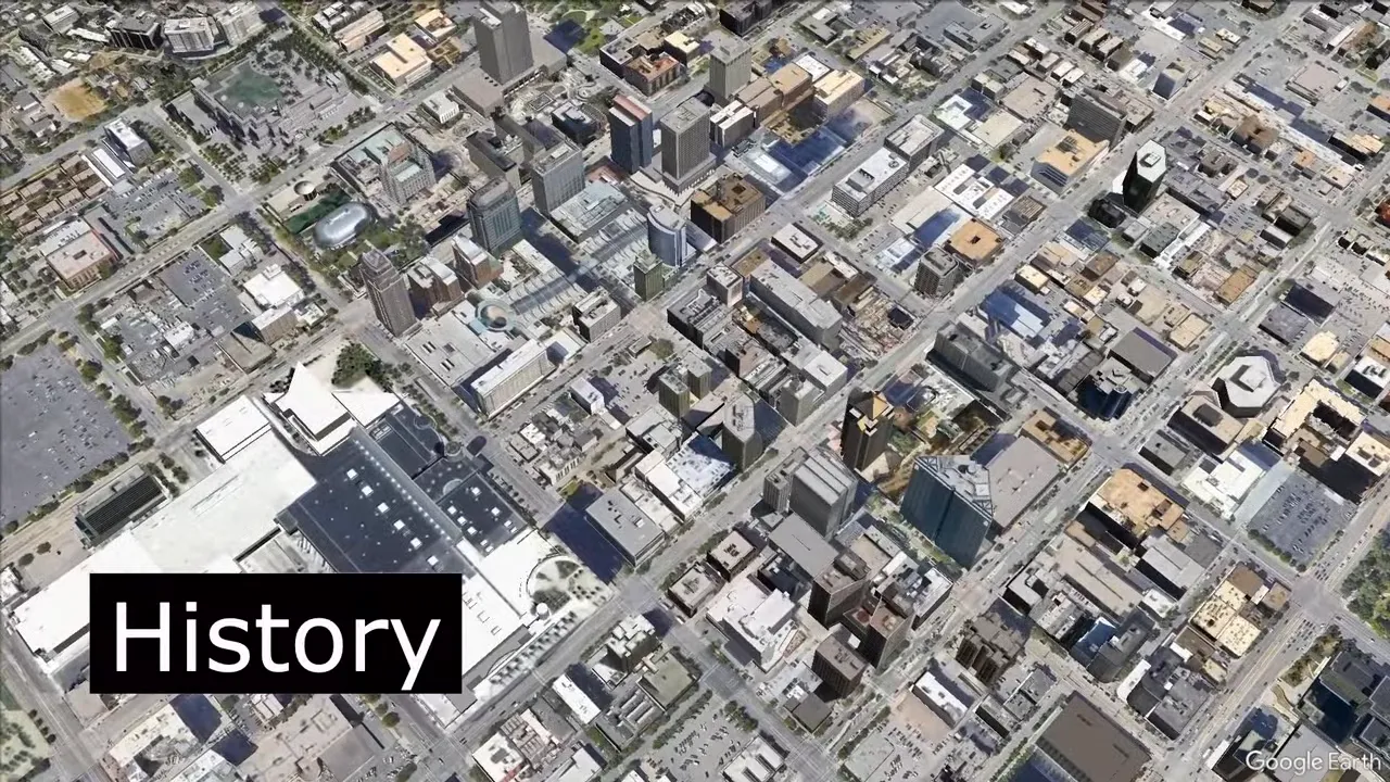 Aerial view of Salt Lake Valley and the city layout at the valley floor