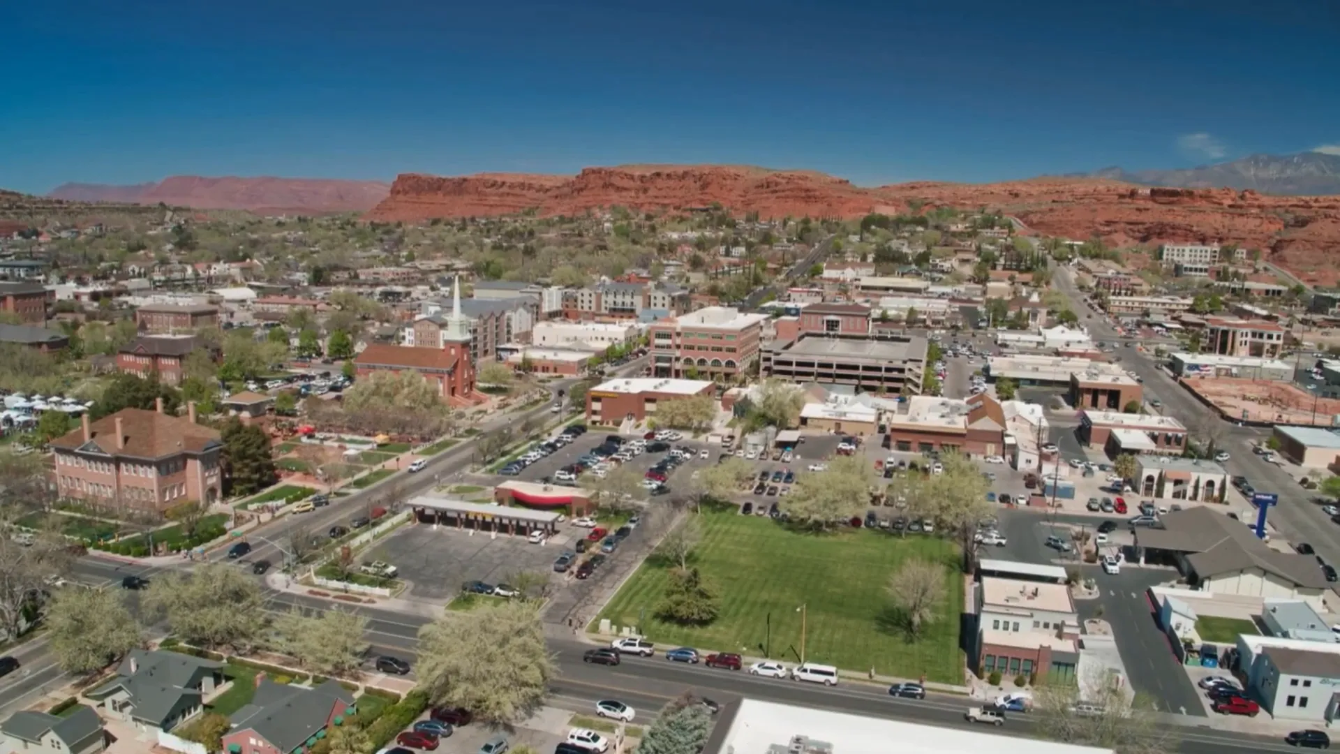 Sunny weather in St. George, Utah