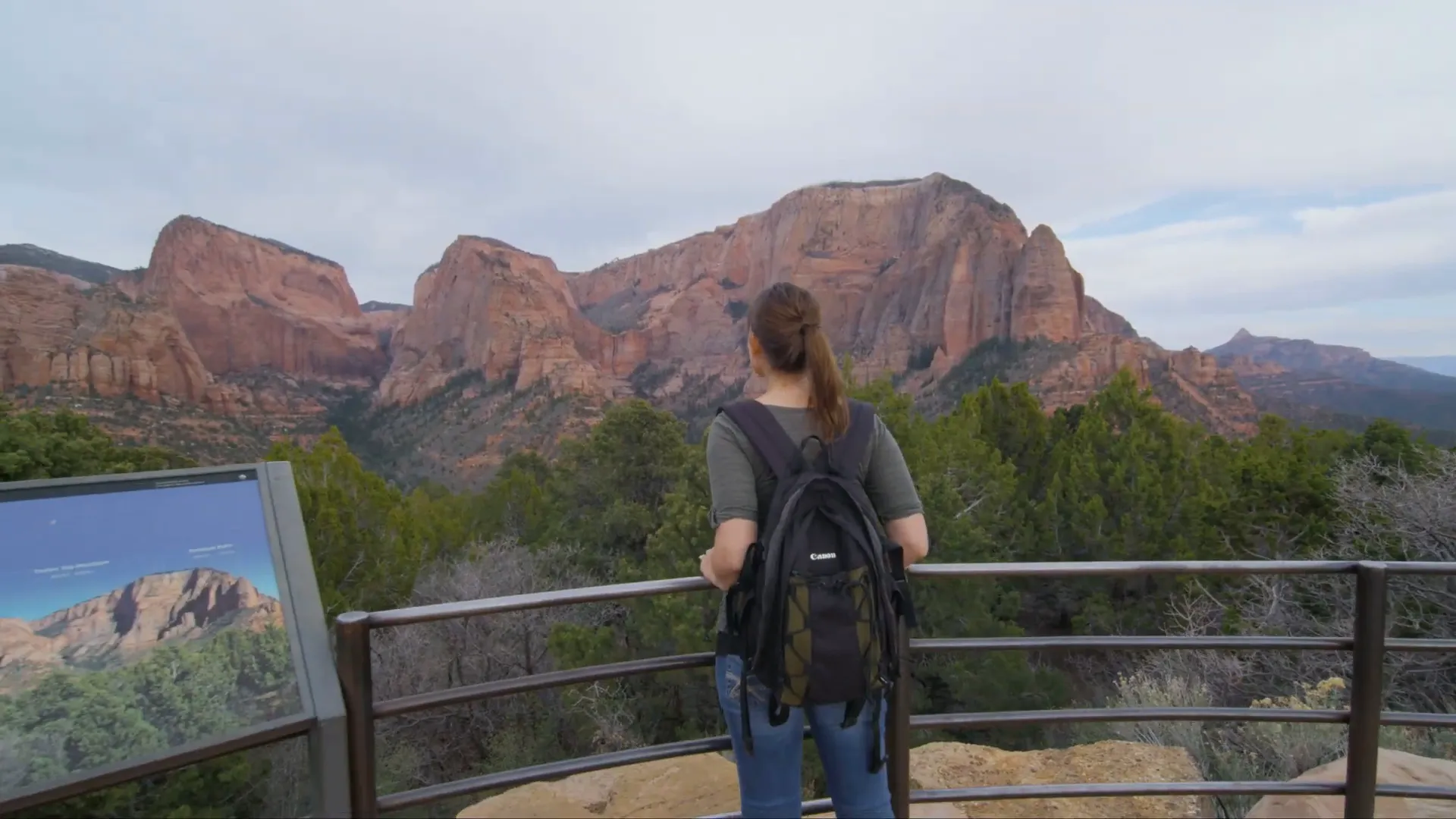 Zion National Park's dramatic cliffs