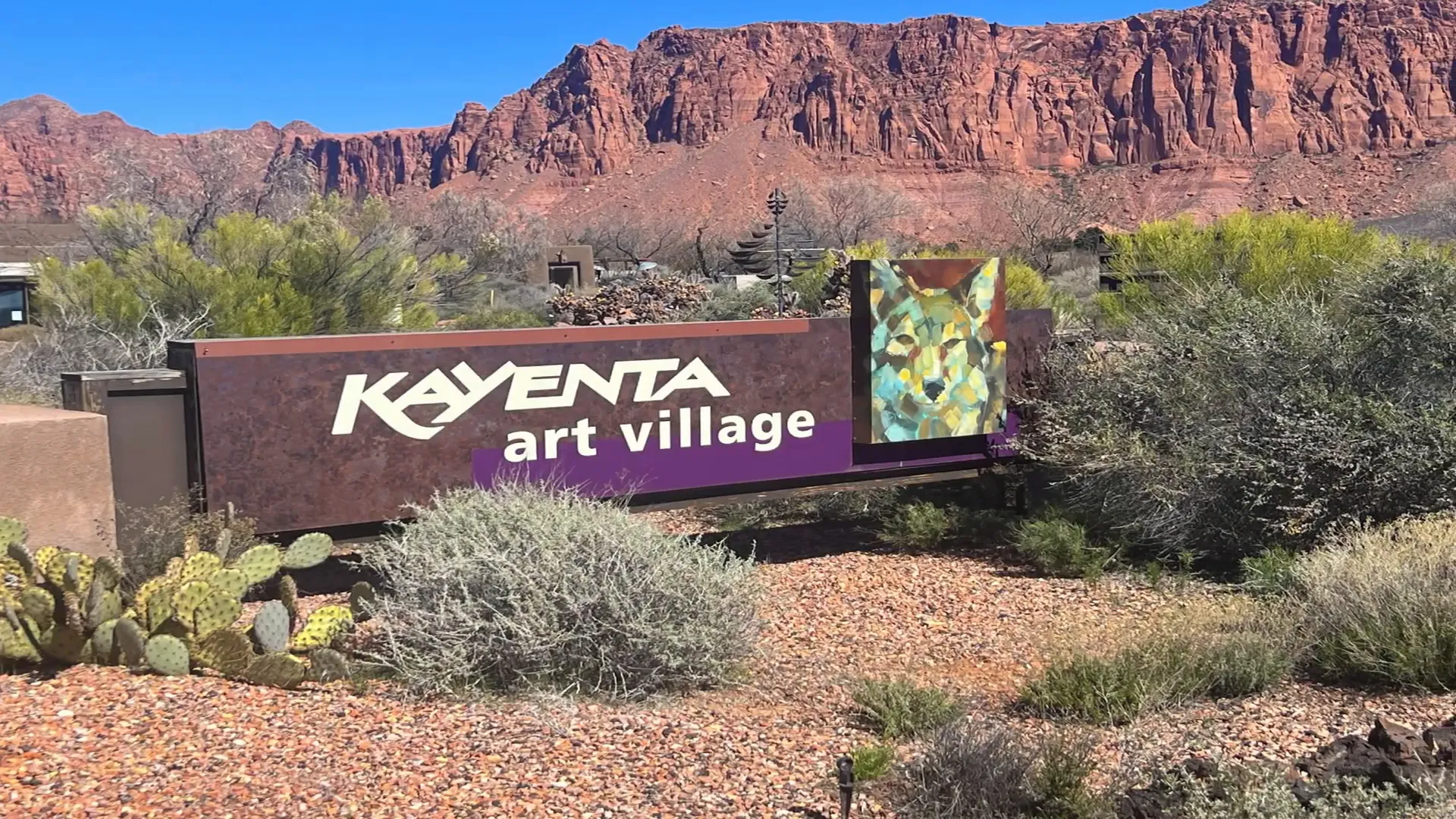 Kayenta Art Village showcasing local art