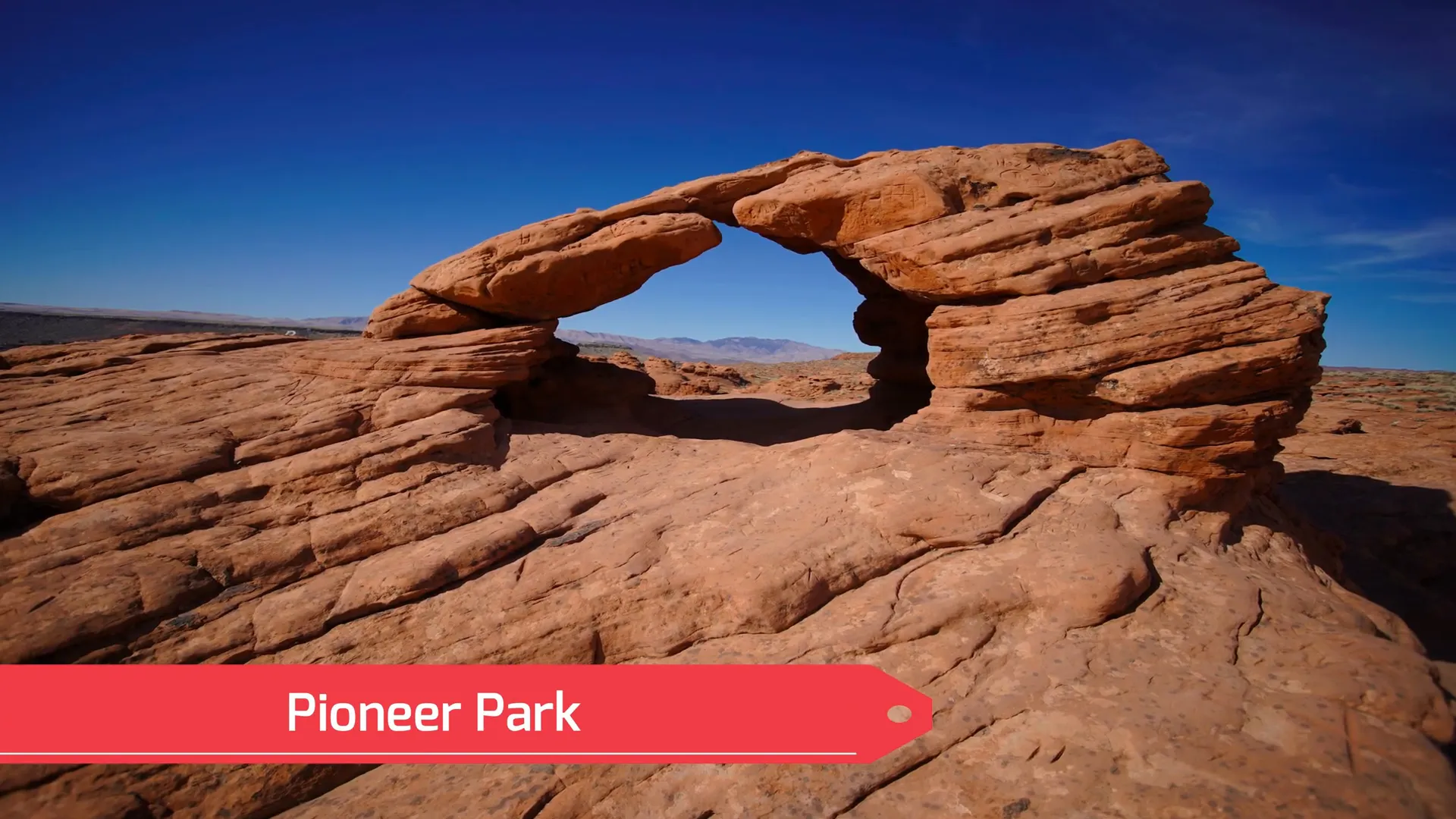 Pioneer Park's stunning red rock formations