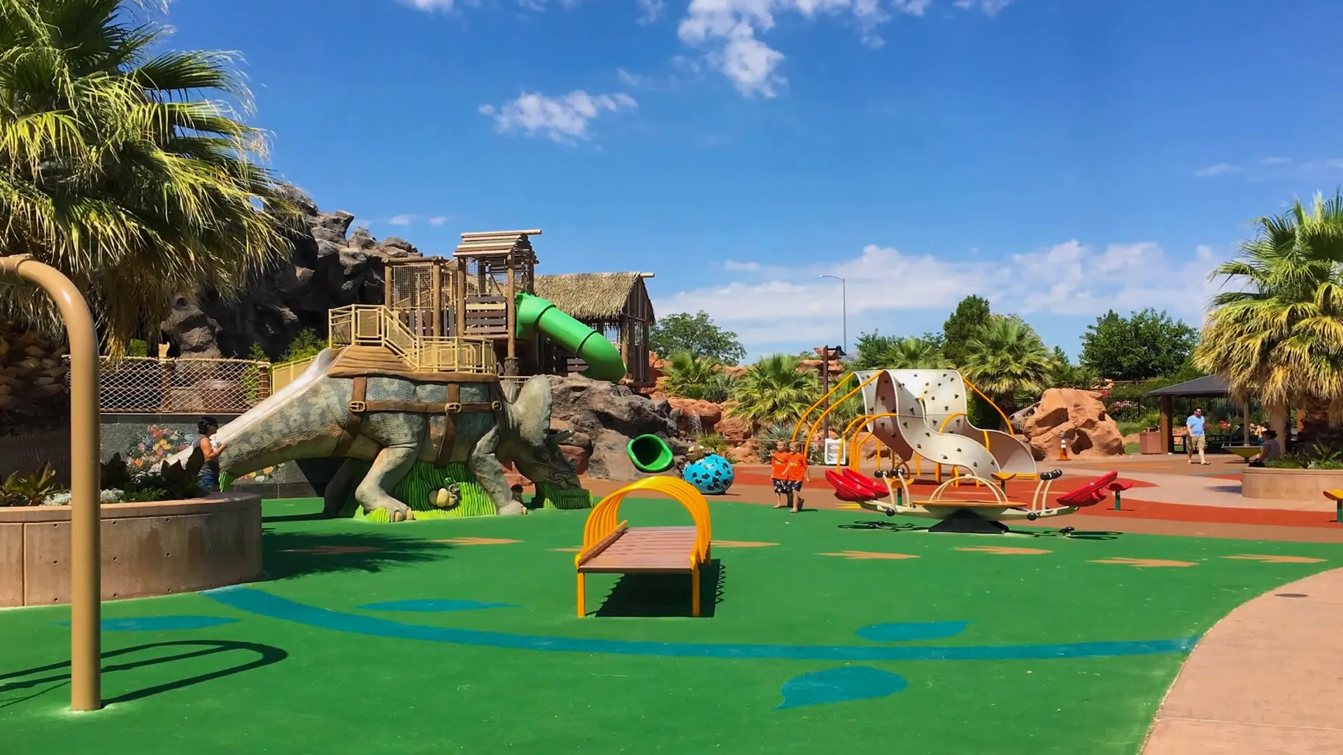 Inclusive play equipment at Thunder Junction Park
