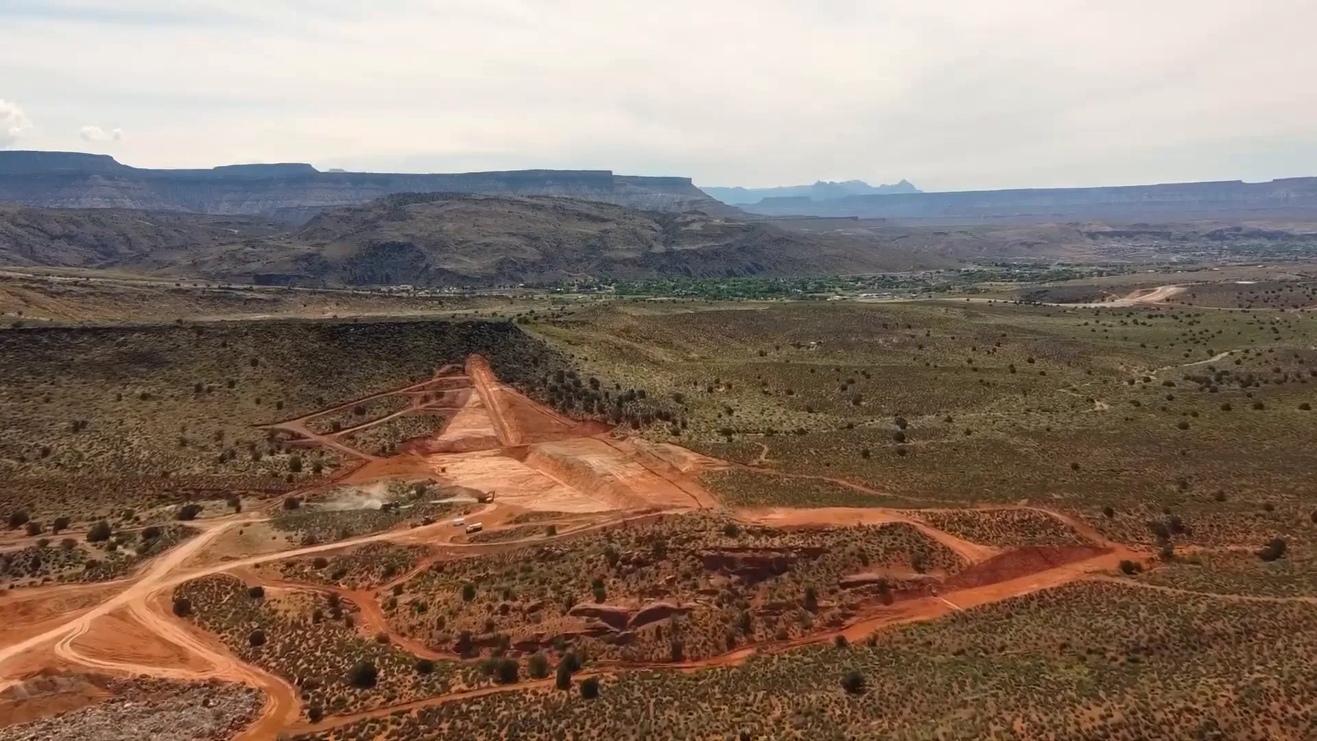 Chief Toquer Reservoir construction site