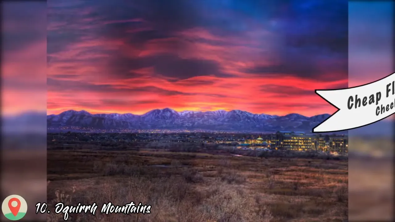 Trailhead into the Oquirrh Mountains at sunset